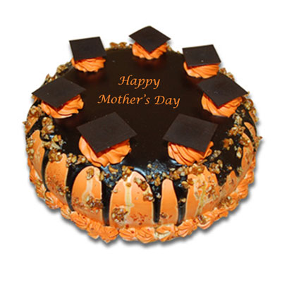 "Round shape chocolate cake - 1kg - Click here to View more details about this Product